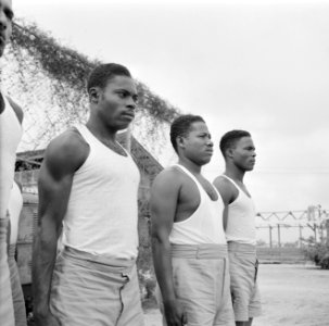 Sporten op de Politieschool in Suriname, Bestanddeelnr 252-2356