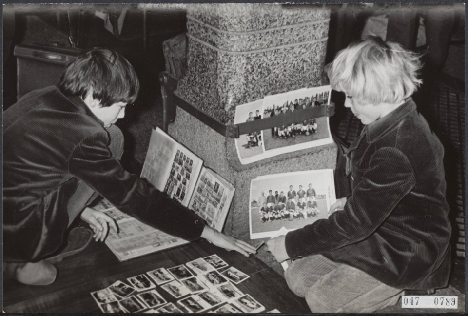 Sport, collecties, beurzen, voetbalfotos, Bestanddeelnr 047-0789