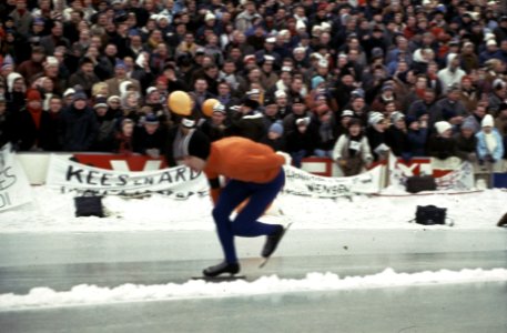 Sport, schaatsen, Kees Verkerk, Bestanddeelnr 254-7736