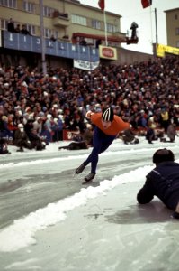 Sport, schaatsen, Kees Verkerk, Bestanddeelnr 254-7737