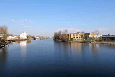 Spree from Kaisersteg Berlin-Oberschöneweide 2021-04-20 05