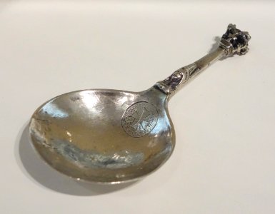 Spoon, Netherlands, 1600s, silver - Brooklyn Museum - DSC09106