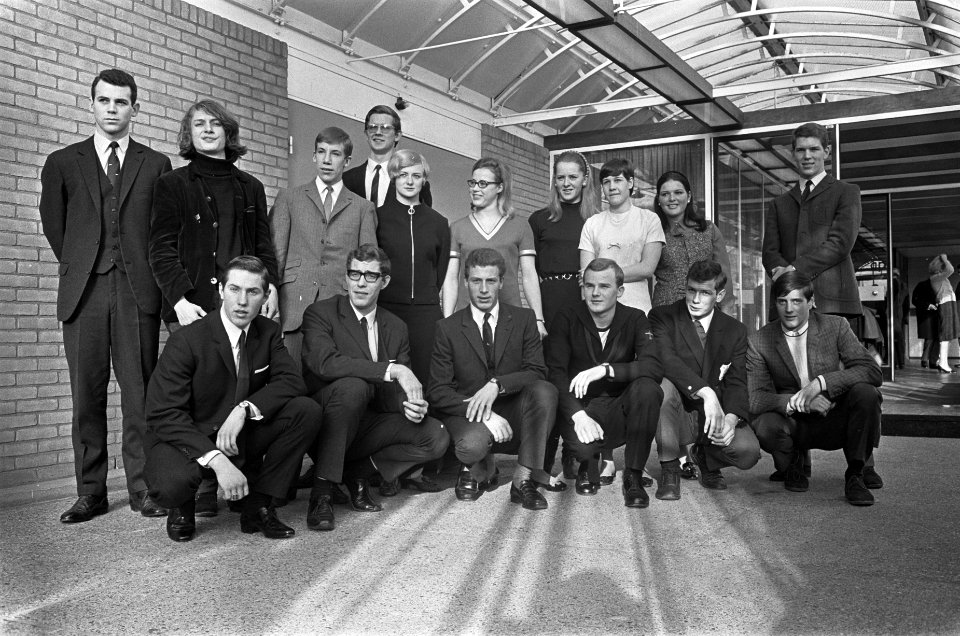 Sportfonds Leo van der Kar,. Groep sportmensen die voor uitzending in aanmerking, Bestanddeelnr 921-0403