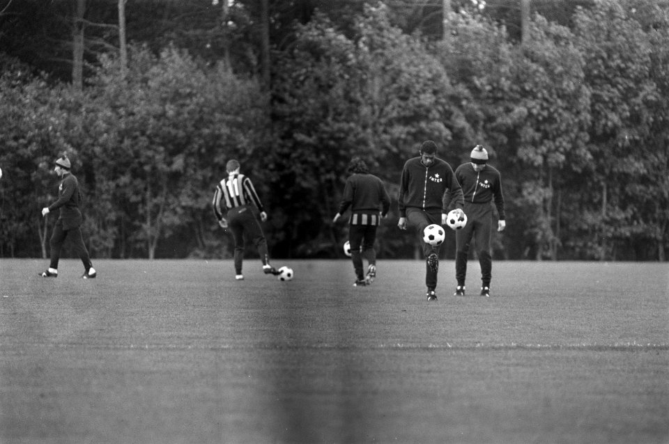 Sport, voetbal, sporttrainingen, Utrecht, Bestanddeelnr 925-6269