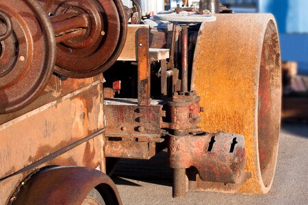 Antique rust metal