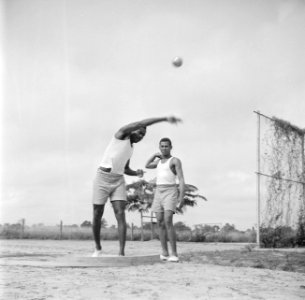 Sporten op de Politieschool in Suriname, Bestanddeelnr 252-2367