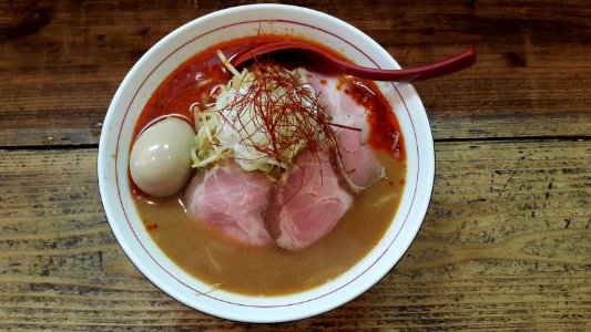 Spicy miso ramen photo