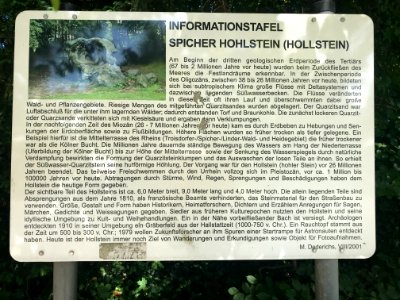 Spicher Hohlstein Informationstafel 2020