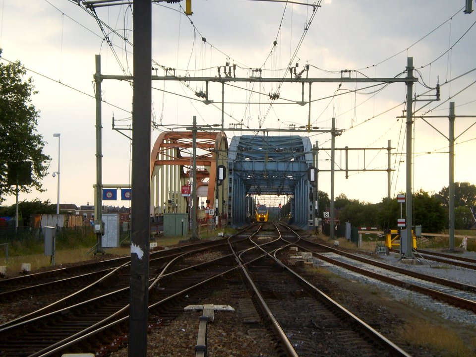 Spoor op IJsselbrug Zutphen