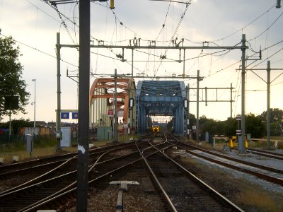 Spoor op IJsselbrug Zutphen