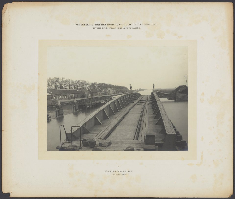 Spoorbrug na de aanvaring op 10 april 1907, Bestanddeelnr 803