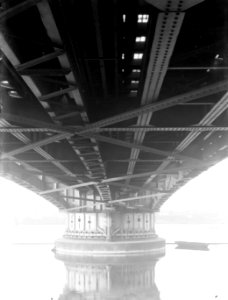 Spoorbrug over het Noordzeekanaal bij Velsen, Bestanddeelnr 189-0225