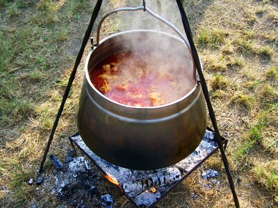 Kettle goulash food cooking free fire