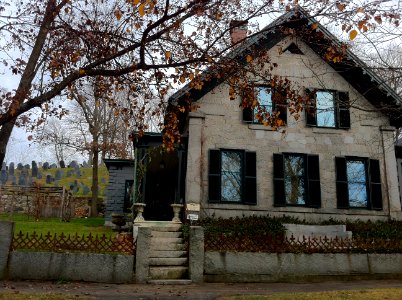 Spooky looking house in Concord Massachusetts