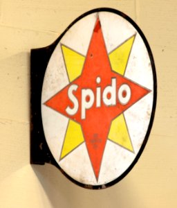 Spido enamel advert sign at the den hartog ford museum pic-101
