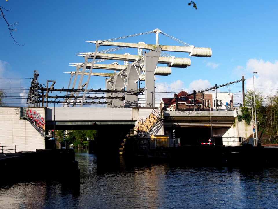 Spoorbrug over de Houtmankade