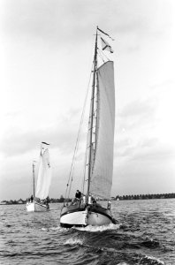 Spiegelgevecht tussen oud-Hollandse schepen West-Eindeplaat, Bestanddeelnr 914-1051