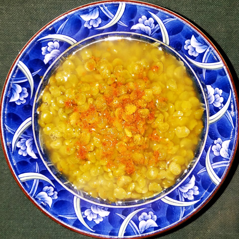 Split peas with curry powder - Massachusetts