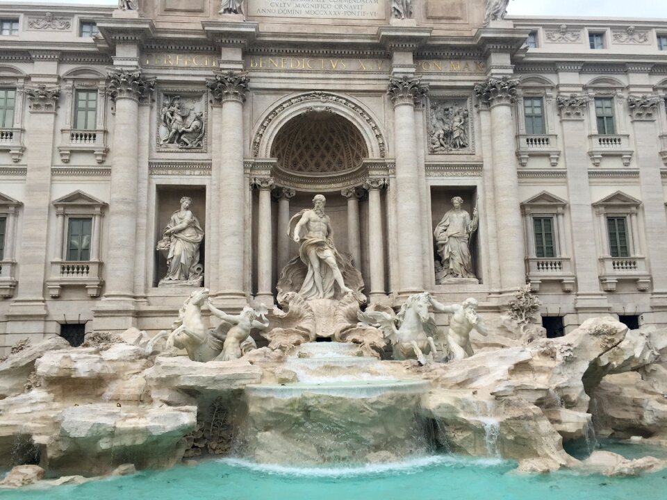 Water ancient rome marble