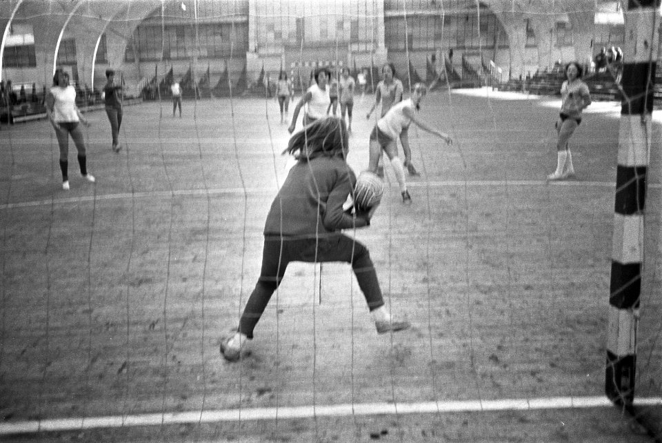 Sport in de Oude RAI, zaalhandbal, Bestanddeelnr 921-7989