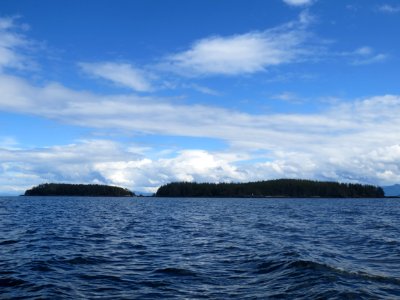 Southwestward sides of the Rachael Islands in Chatham Sound