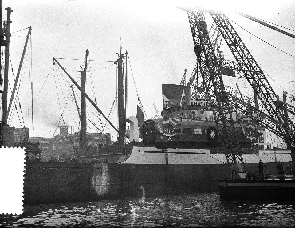 Spoorrijtuig Ss. Sumatra per Nederland naar Indonesie, Bestanddeelnr 906-9636