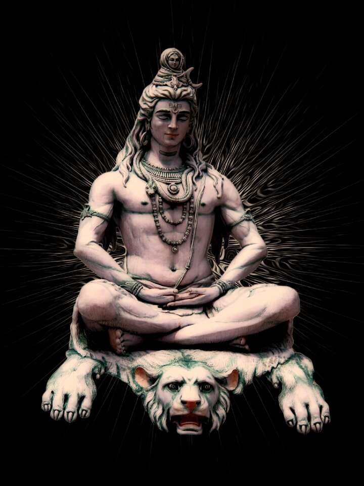 Rishikesh ganges statue