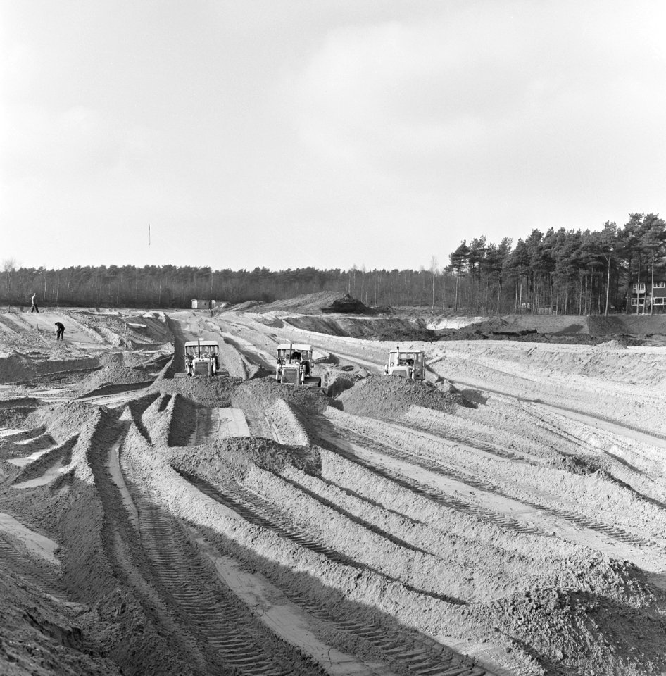 Sportcomplexen, werkzaamheden, aanleggen, hn, orderbos, Bestanddeelnr 167-0671
