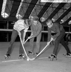 Sport in de RAI voor de jeugd, rolschaatshockey, Bestanddeelnr 917-9790