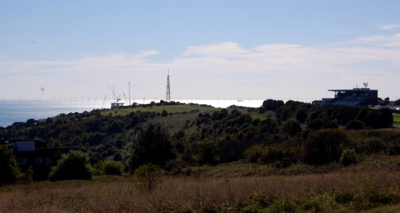Southward view across Whitehawk Hill from Brighton Racecourse (September 2018) (2)