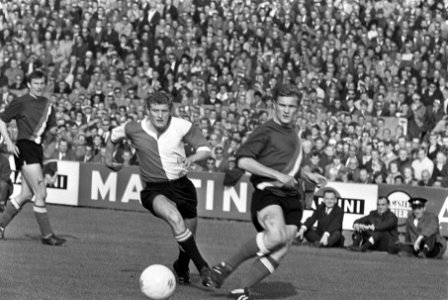 Sparta-Feijenoord 0-1. Wim Jansen in actie, Bestanddeelnr 921-7809