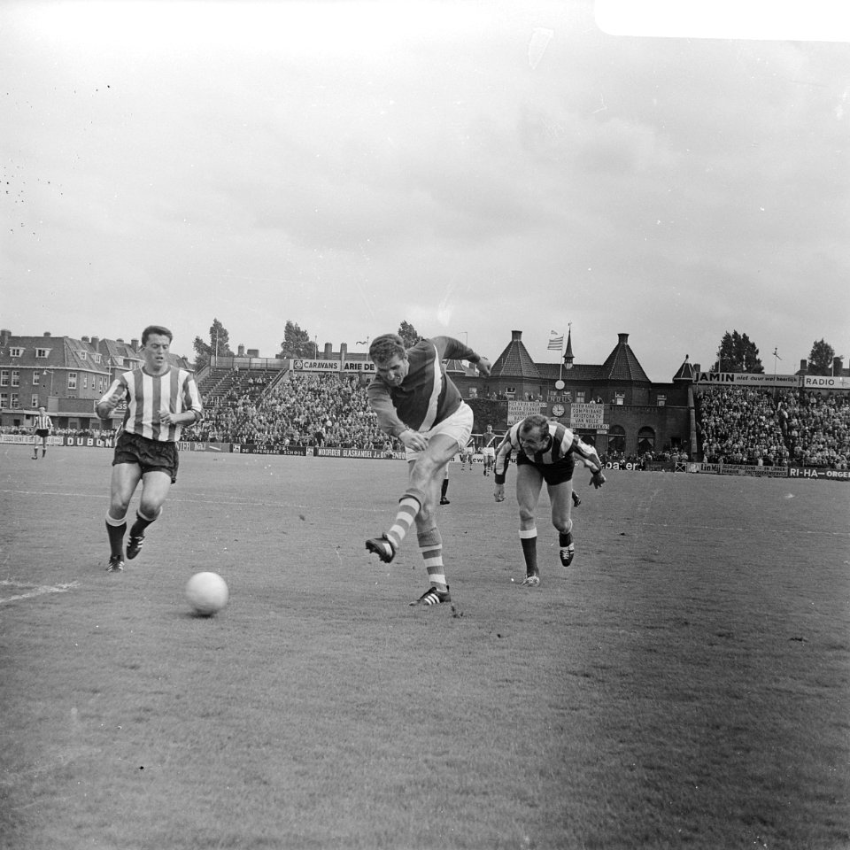 Sparta tegen PSV 0-0, spelmoment, Bestanddeelnr 919-4762