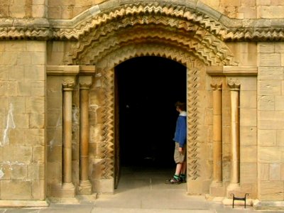 Southwell Minster, door to South transept