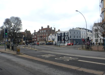 Southward view across Marlborough Place, Brighton (January 2015)