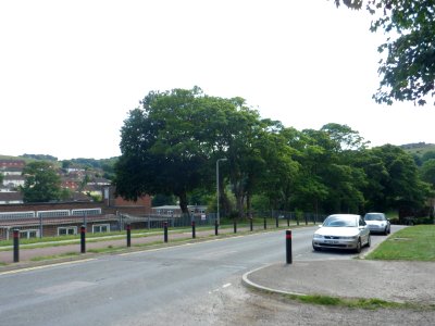 Southward view from Heath Hill Avenue, Bevendean (August 2013)
