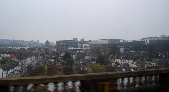 Southward view from London Road Viaduct, Brighton (February 2019) (1)