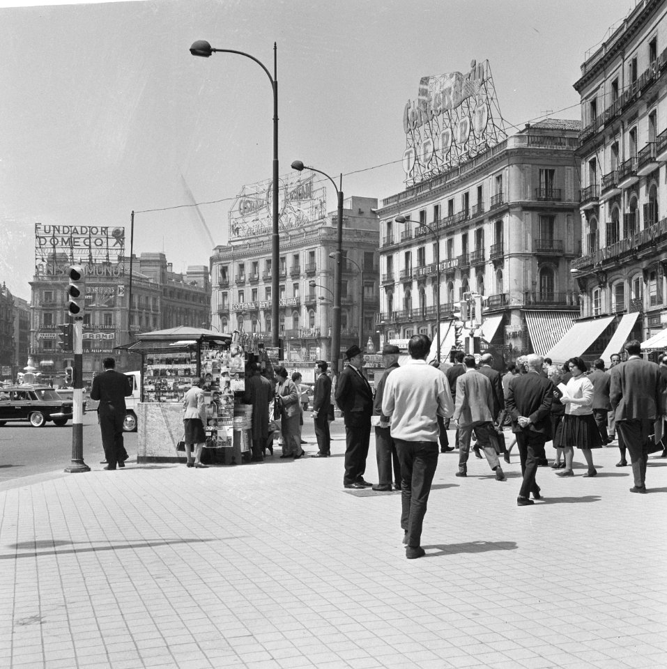 Spanje, Madrid, Puesta del Sol, Bestanddeelnr 918-0107