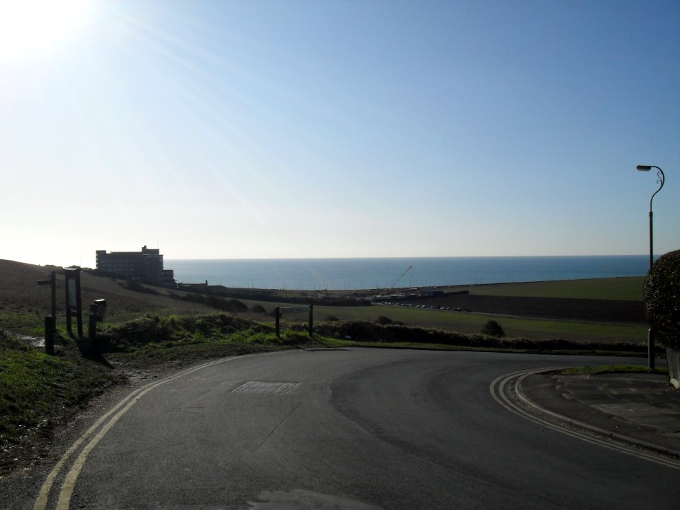 Southward view from Beacon Hill, Ovingdean (January 2010) (1)