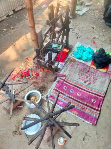 Sparkle or Spinning wheel or spinner (চরকা) photo