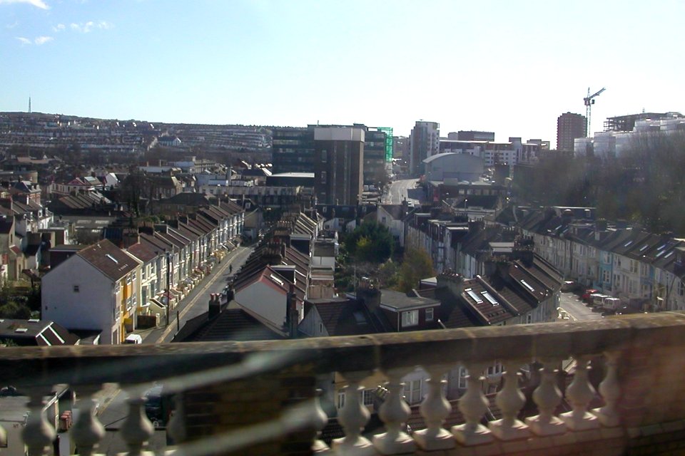 Southward view from London Road Viaduct, Brighton (March 2007) (2)
