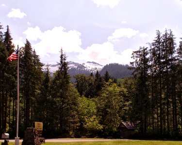 Southward view from Verlot Ranger Station-Public Service Center 2014