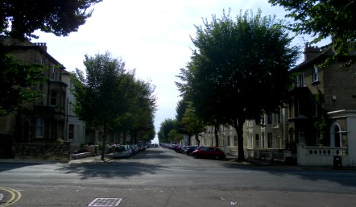 Southward view down Selborne Road, Hove (October 2012)