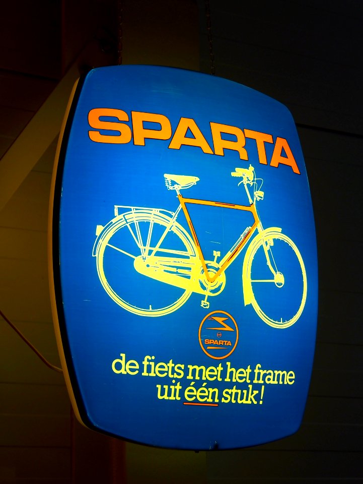 SPARTA lichtreklame