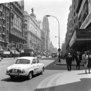 Spanje, Madrid, Avenue Jose Antonio, Bestanddeelnr 918-0106