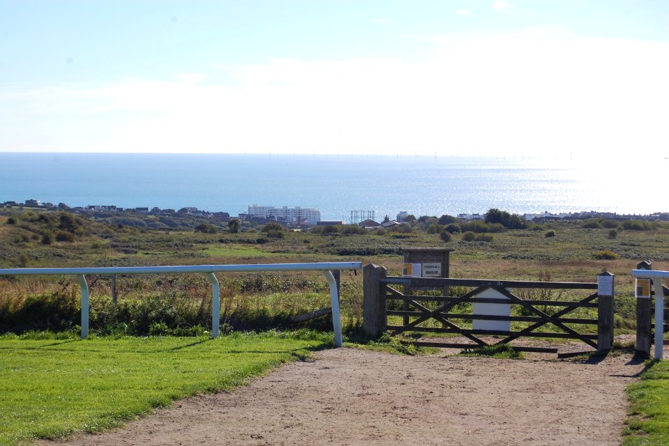 Southwestward view from Brighton Racecourse (September 2018) (2)