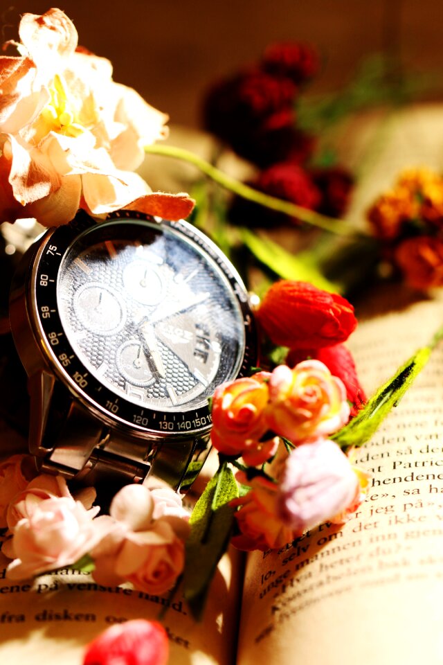 Clock flowers book
