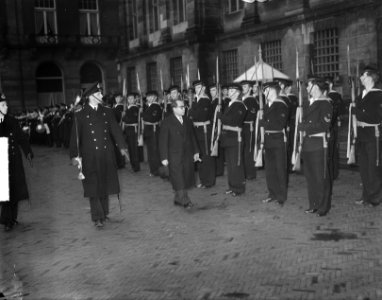 Souvereiniteitsoverdracht aan Indonesië in het Koninklijk Paleis op de Dam. Mini, Bestanddeelnr 903-7684