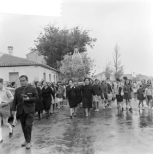 Spanje, diversen, processie, vrouwen met Mariabeeld, Bestanddeelnr 918-0155