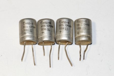 Soviet (Armenian) K50-6 electrolytic capacitors
