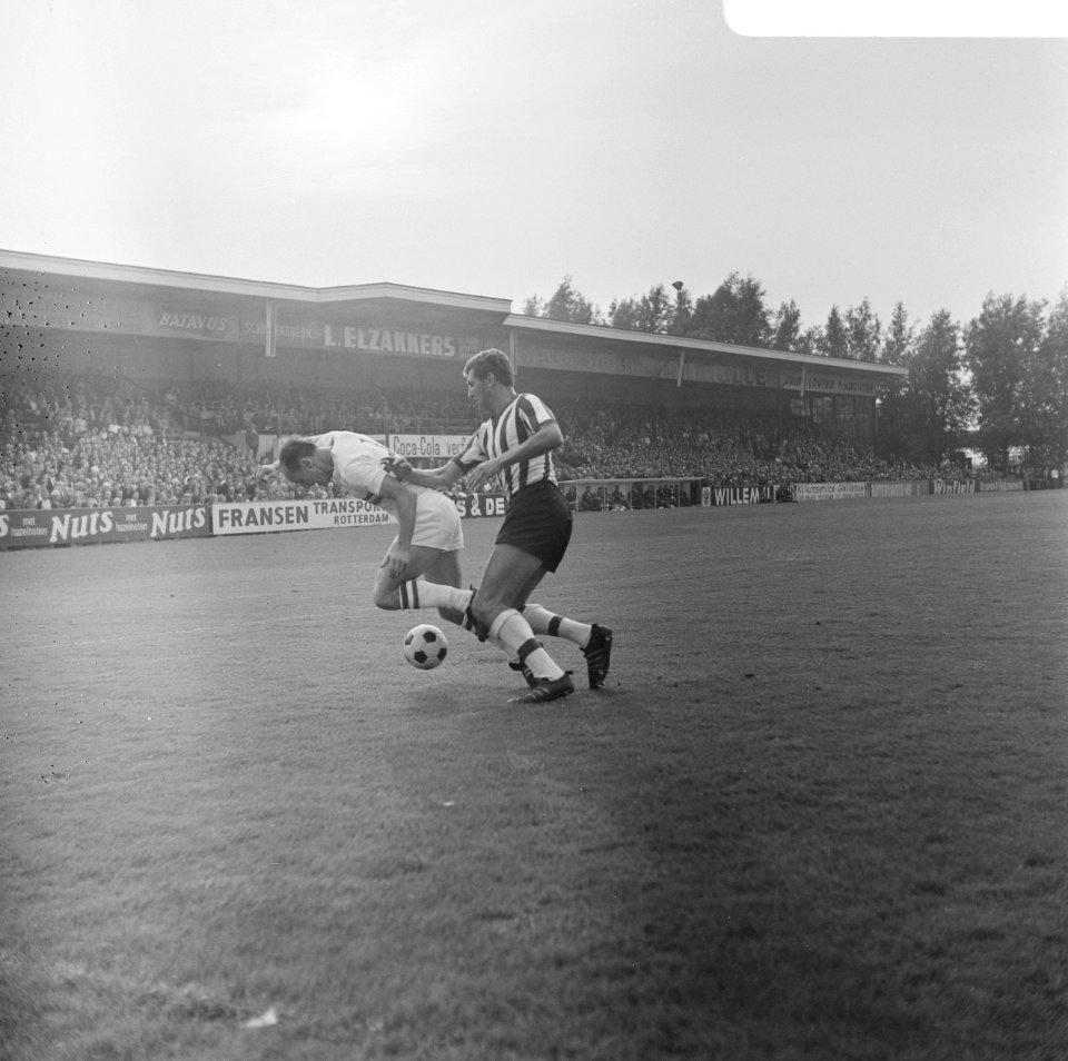 Sparta tegen Hongarije 0-2, spelmoment, Bestanddeelnr 919-3163